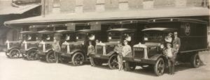 A&P delivery trucks